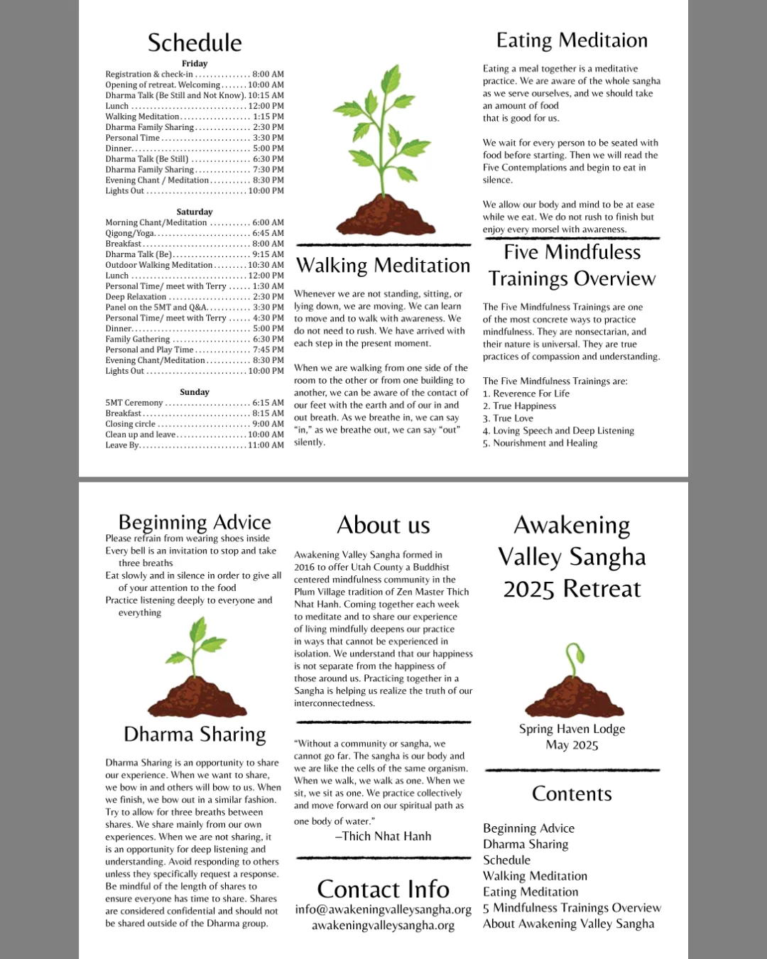 2025 AVS Retreat Print Media